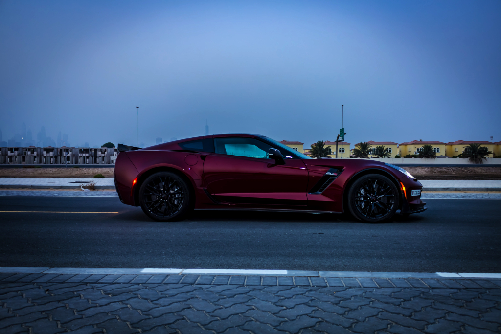 Chevrolet Corvette Purple