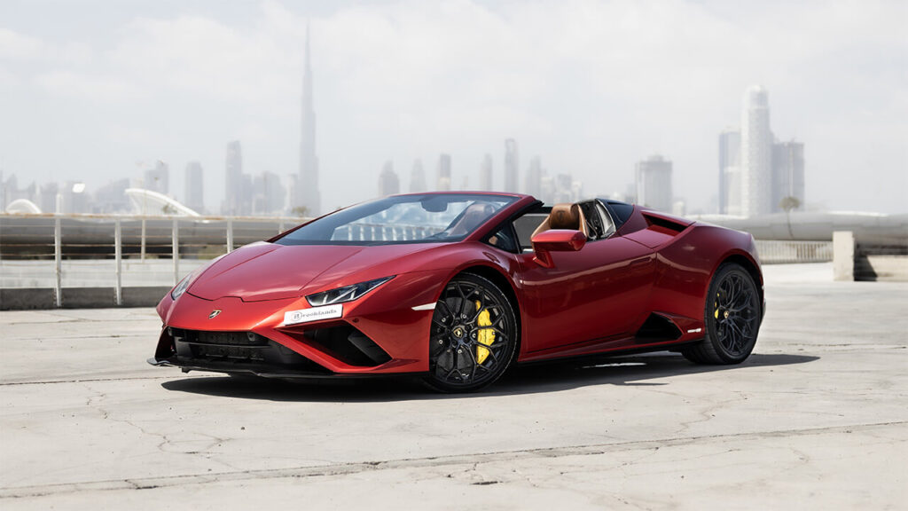 Lamborghini Huracan Evo Spyder Red