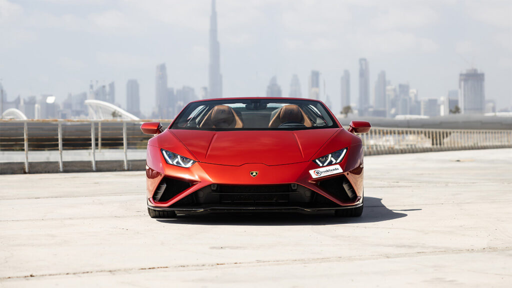 Lamborghini Huracan Evo Spyder Red