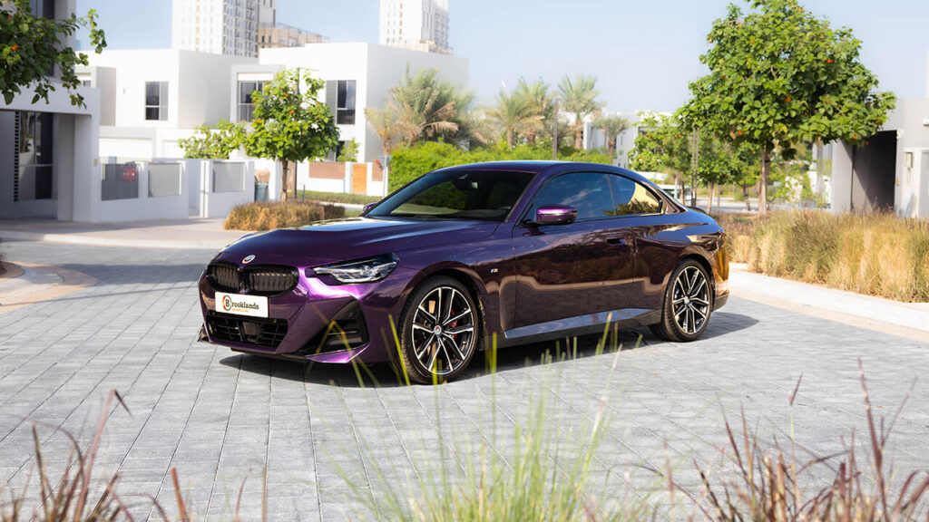 BMW 230i Coupe Violet