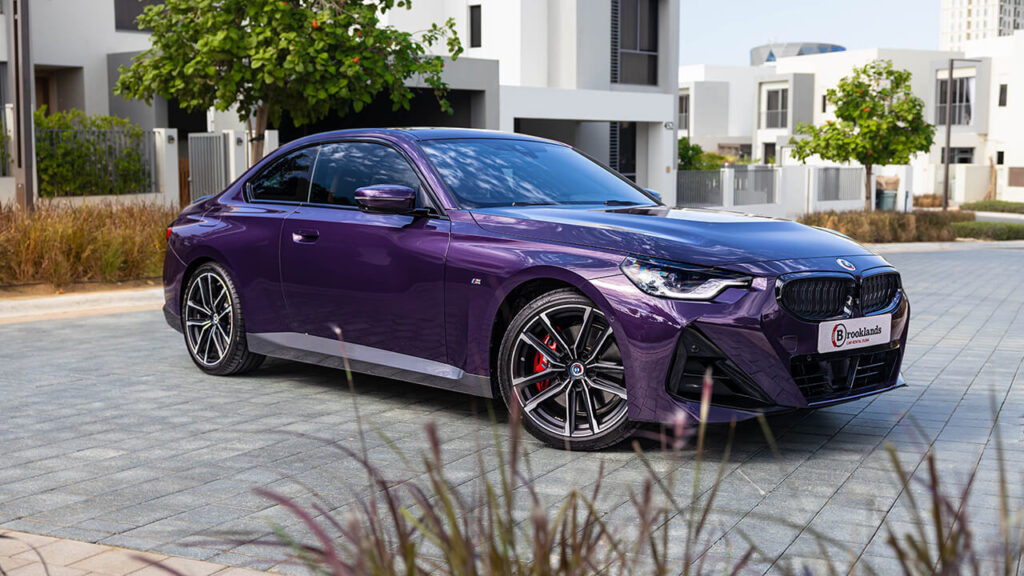 BMW 230i Coupe Violet