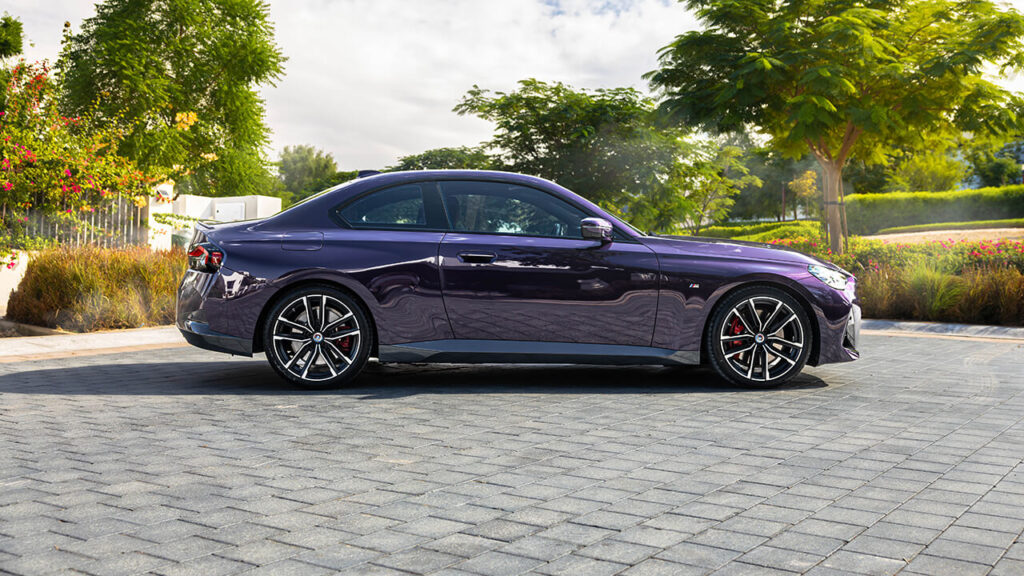 BMW 230i Coupe Violet