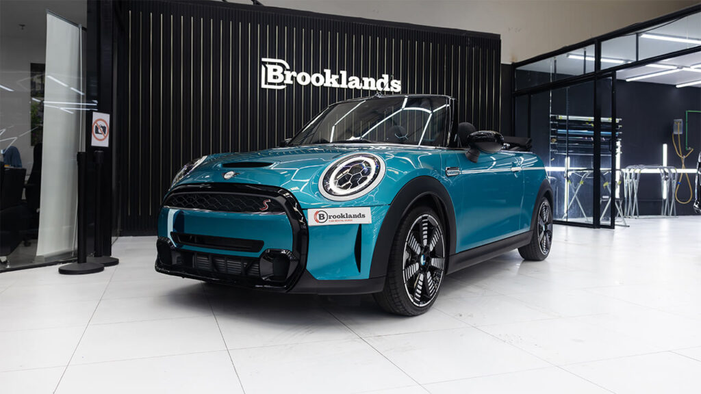 Mini Cooper S Convertible Blue