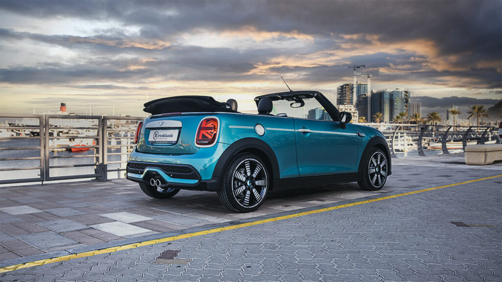 Mini Cooper S Convertible Blue