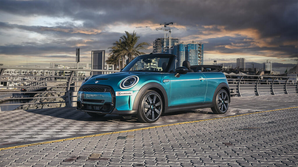 Mini Cooper S Convertible Blue