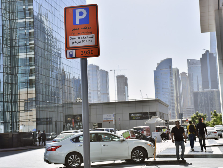 Betaald parkeren in Dubai