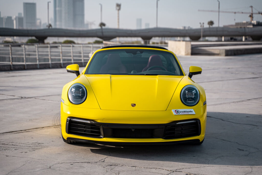 Porsche 911 Targa 4S Yellow