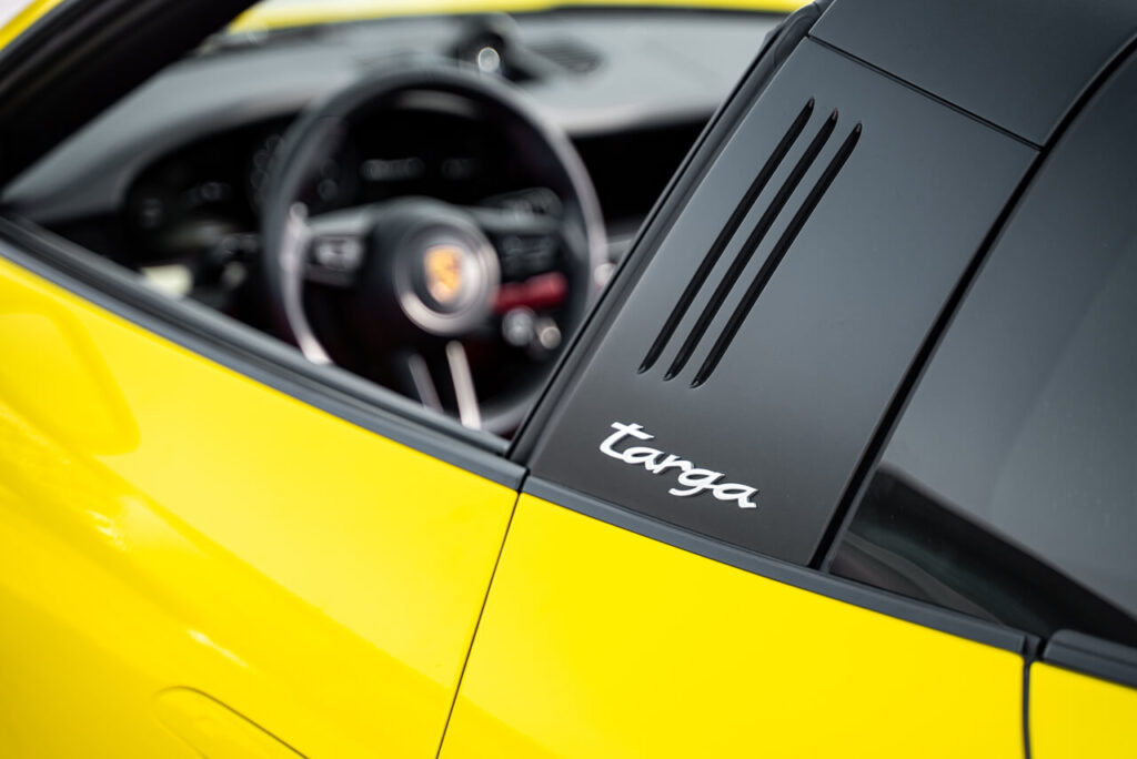 Porsche 911 Targa 4S Yellow