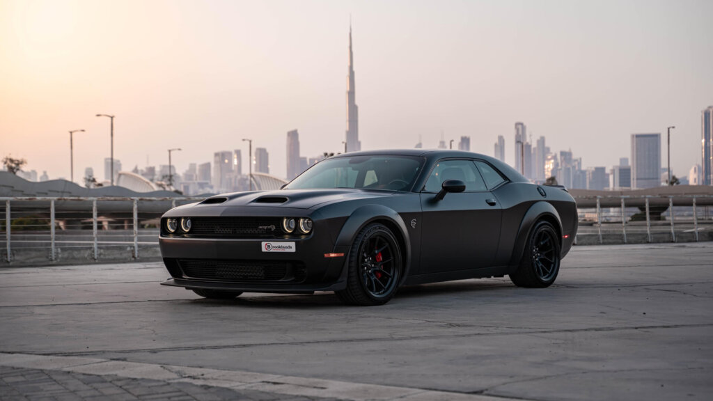 Dodge Challenger Black Hellcat Redeye