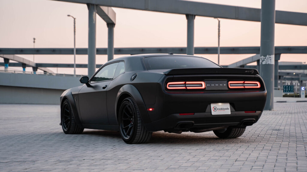 Dodge Challenger Black Hellcat Redeye