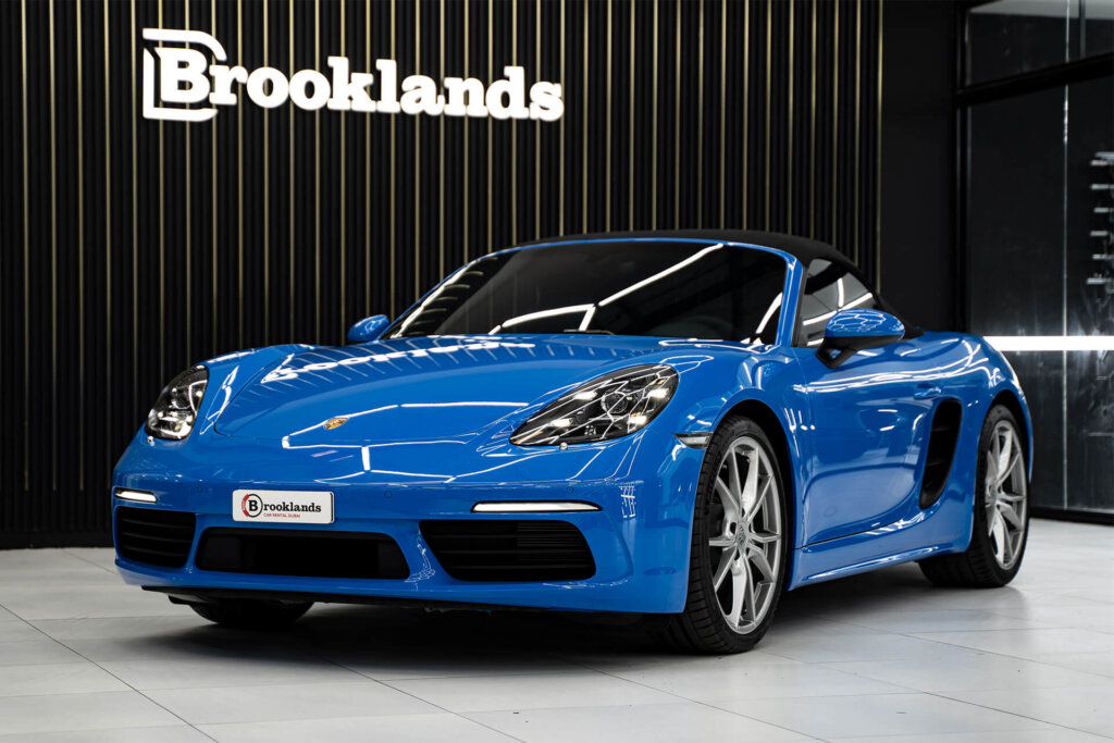 Porsche 718 Boxster Blue