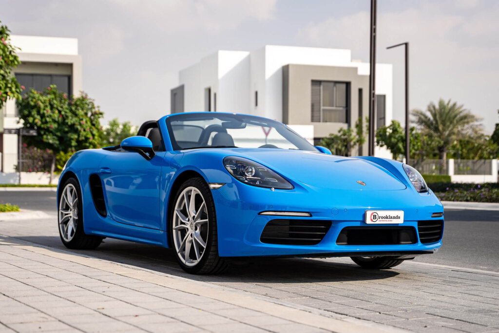 Porsche 718 Boxster Blue