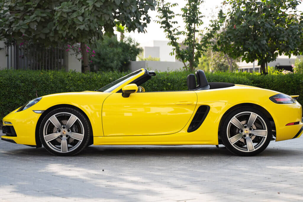 Porsche 718 Boxster Yellow