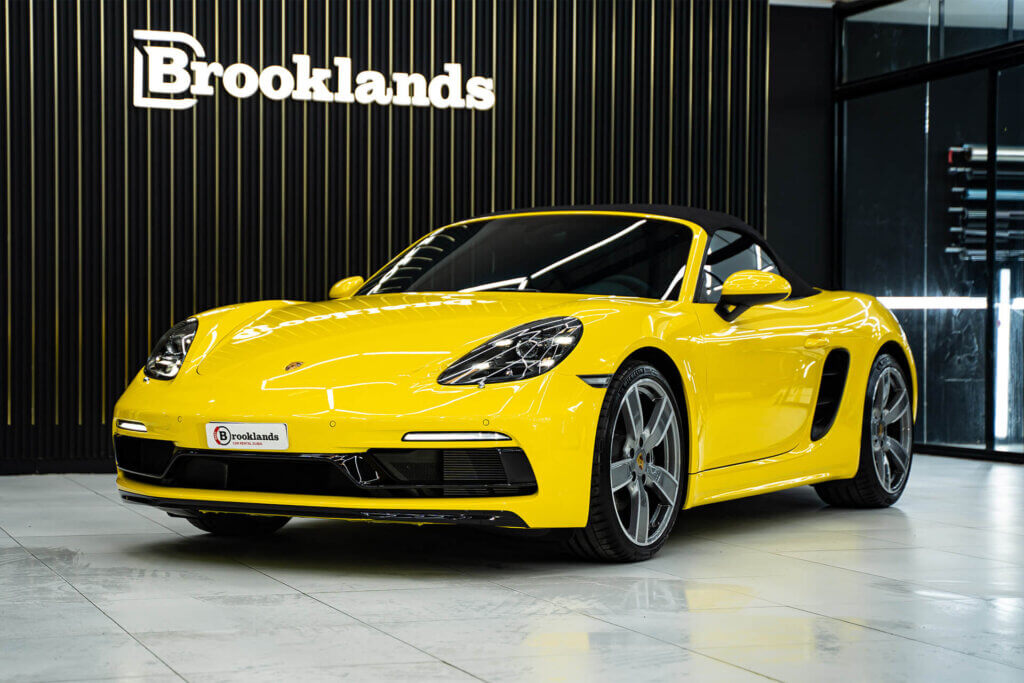 Porsche 718 Boxster Yellow