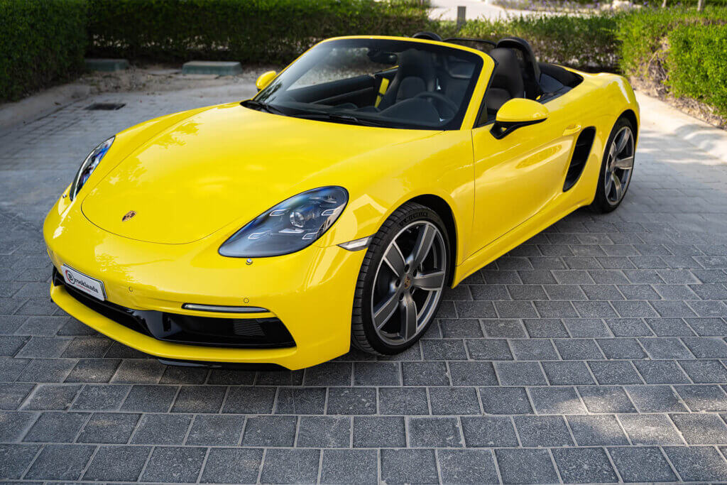 Porsche 718 Boxster Yellow