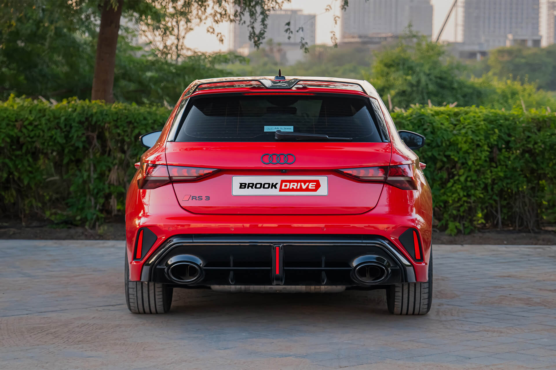 Audi RS3 Sportback Tango Red Metallic