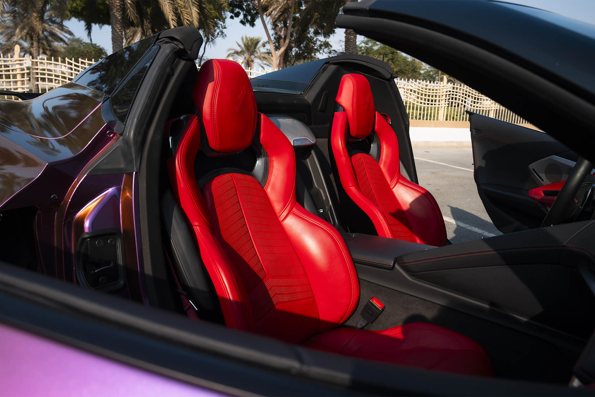 Chevrolet Corvette C8 Stingray Convertible Purple