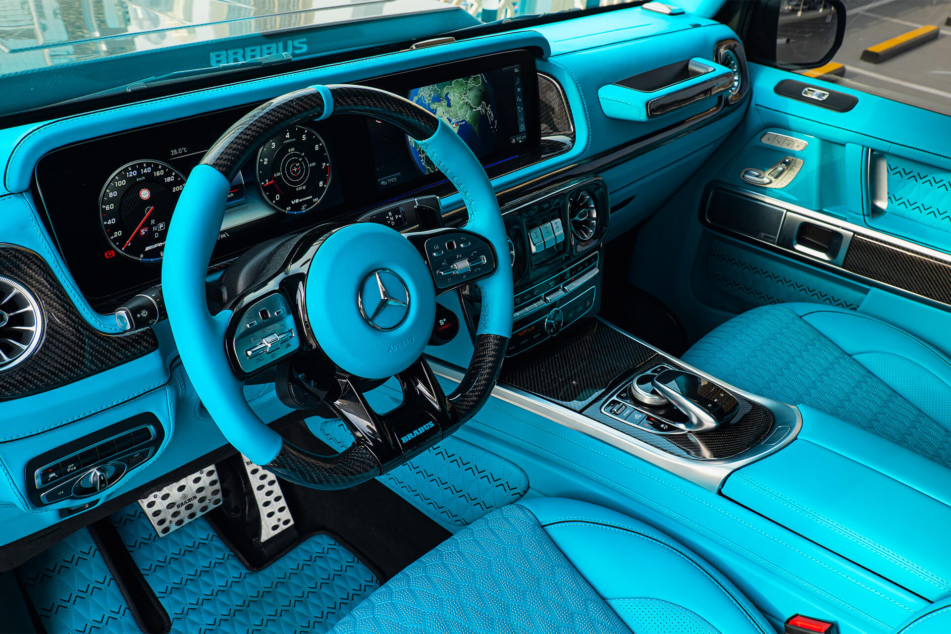 Mercedes G900 Brabus Rocket Turquoise