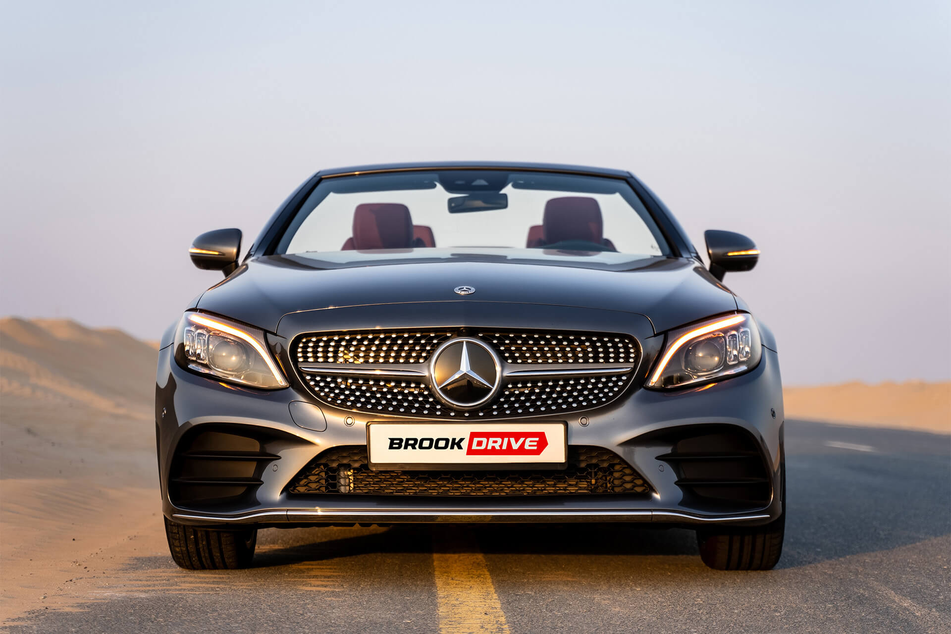 Mercedes C200 Convertible Selenite Grey Metallic