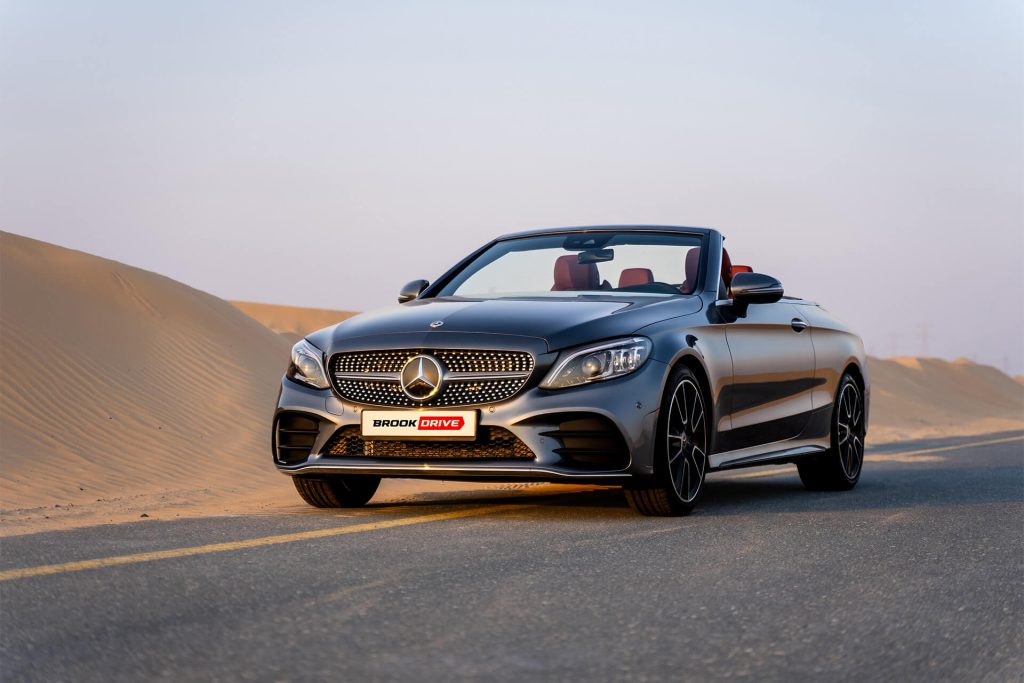 Mercedes C200 Convertible Selenite Grey Metallic